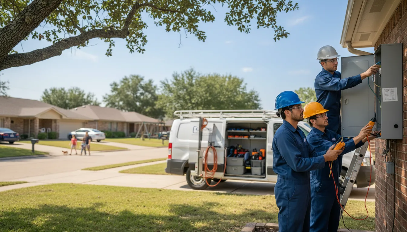 Certified electrician providing emergency electrical services in New Goshen, IN